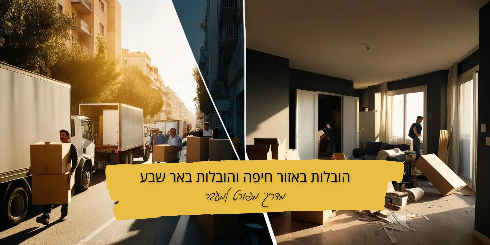 הובלות באזור חיפה והובלות באר שבע